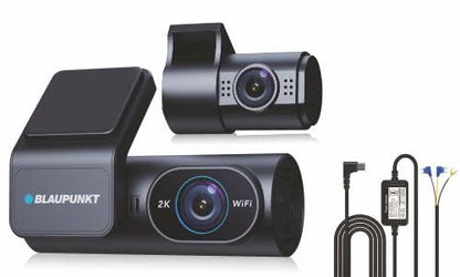 Blaupunkt 5050 Wifi Dual Dash Camera – Full HD Car Dash Camera with Dual Charging & Night Vision