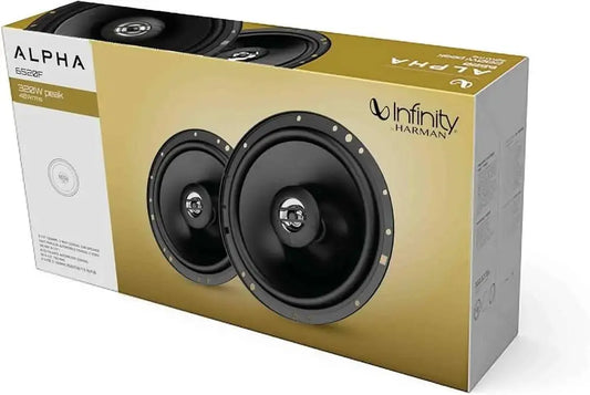 Infinity Alpha 6520F 6.5" 2-Way Coaxial Speaker - 320W Peak, 40W RMS