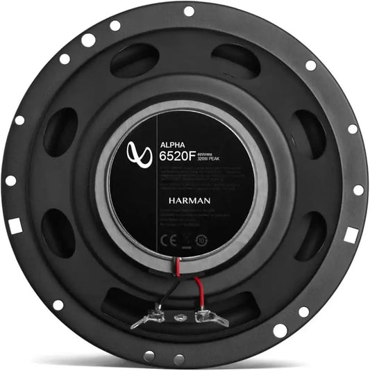 Infinity Alpha 6520F 6.5" 2-Way Coaxial Speaker - 320W Peak, 40W RMS
