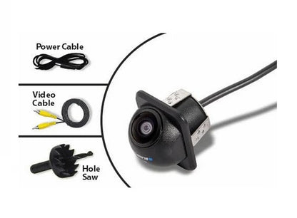 Blaupunkt BC DH 4.3 SD/AHD Universal OE Fitment Type Front/Rear Number Plate Camera w/ Dynamic Guidelines